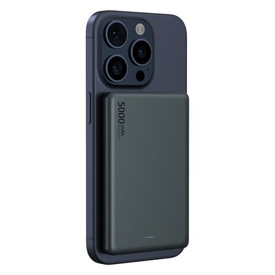 İyi bir fiyat. Kablosuz çıkışlı manyetik güç bankası 5W 7.5W 10W ABS PC Alüminyum Alaşım Li Polimer Pil çevrimiçi