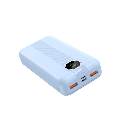İyi bir fiyat. Mavi Beyaz 10000mAh PD Güç Bankası Mikro Uyumlu Şarj Aracı 20W 22.5W Değerlendirilmiş Güç çevrimiçi