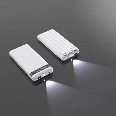 İyi bir fiyat. Evrensel Uyumluluk Dış Güç Bankası Kablo ve Yıldırım çıkışı ile 10000mAh çevrimiçi